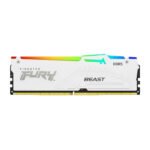 Kingston Fury Beast White RGB 32GB (2x16GB) 6000MT/s DDR5 CL30 DIMM Desktop Gaming Memory Kit of 2 AMD Expo/Intel XMP, White | KF560C30BWEAK2-32 - Image 3