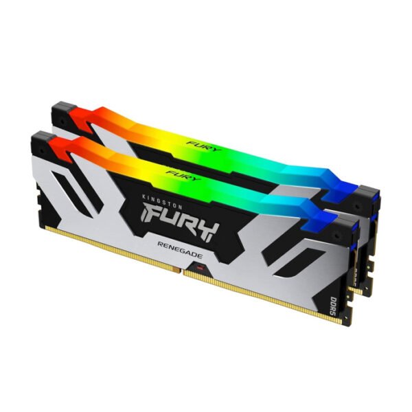 Kingston FURY Renegade RGB 64GB (2x32GB) DDR5 6400MT/s CL32 Memory Kit of 2 | KF564C32RSAK2-64