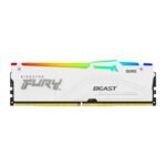 Kingston Fury Beast RGB 64GB (2x32GB) DDR5 6000MT/s CL36 Memory Kit - White - Image 3