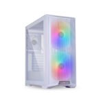 LIAN LI Lancool 215 Mesh Front Panel Tempered Glass Side Panel Case with 2 ARGB Fan + 1 Rear Fan