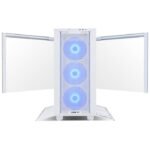 LIAN LI Lancool III RGB ATX Mid Tower Tempered Glass Side & Front Panel Aluminium Case with 4 ARGB Fans - White - Image 2
