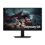 Samsung Odyssey G5 32" QHD Fast IPS, 180Hz, 1ms, AMD FreeSync Gaming Monitor - Black