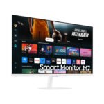 SamSung M7 32" 4K VA Panel 60Hz 4ms (GtG) USB Type-C With Speaker, Smart Monitor - White - Image 3