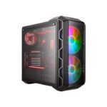 Cooler Master MasterCase H500 ARGB Mind-Blowing Design Tempered Glass Side Panel Case with 2 RGB Fans