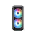 Cooler Master MasterCase H500 ARGB Mind-Blowing Design Tempered Glass Side Panel Case with 2 RGB Fans - Image 2