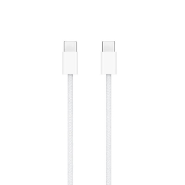Apple 60W USB-C Charge Cable (1M) for iPhone Air & iPhone 17 Series, iPad Pro 13'' M5, MacBook Air 13'' M4 - White
