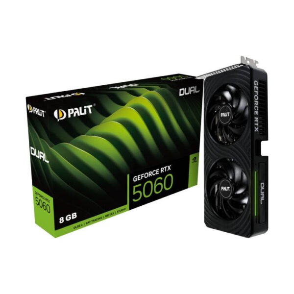 Palit Dual Geforce RTX 5060 8GB GDDR7 Graphic Card