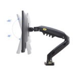 North Bayou F80 Single Arm (17"-30") Gas-Strut Flexi Mount Desktop Built With Interactive Ergonomical Concepts - Image 2