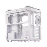 Asus TUF Gaming GT502 PLUS Mid Tower Steel Plastic TG Front Side & Left Side Tempered Glass Panel Case with 4x RGB Fans - White - Image 2