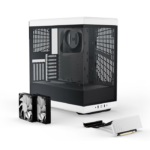HYTE Y40 Mid Tower Two Panel Front & Left Side Tempered Glass Case With 2 Fan - Black/White