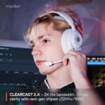 SteelSeries Arctis Nova 5X Wireless/Bluetooth Gaming Headset Upto 60 Hour Battery Life For PC,Xbox,Switch & Mobile Devices - White - Image 2