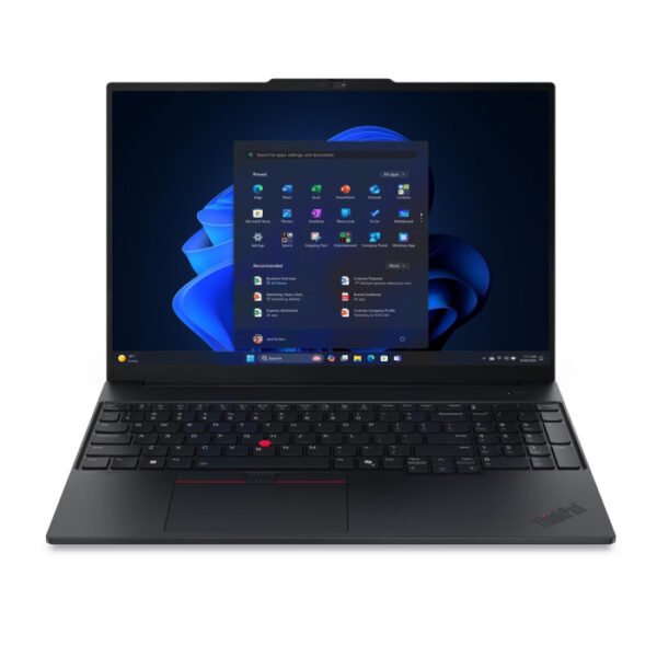 Lenovo ThinkPad E16 Gen 3 Laptop, Intel Core Ultra 7 255H Processor, 16GB RAM DDR5, 1TB SSD NVMe, Integrated Intel® Arc Graphics, 16WUXGA IPS 60Hz Display, Backlit Keyboard, Windows 11 Pro (License), Black | 21SR005WGR