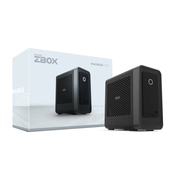 Zotac ZBOX Magnus One EU27507TC Mini Gaming PC  Intel Core Ultra 7 256, NVIDIA GeForce RTX 5070 Ti 16GB, No RAM, No SSD, No OS