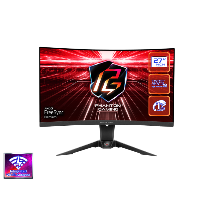 pg27q15r2a-1 ASRock Phantom - PG27Q15R2A - 27 Inch - QHD - 165Hz - Curved Gaming Monitor - Image 1