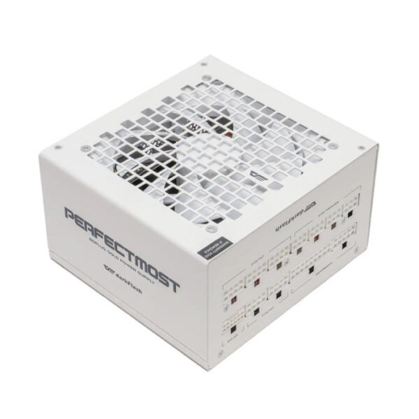 DarkFlash PMT1250 80 Plus Gold Fully Modular 1250W ATX 3.1 & PCIe 5.1 Power Supply - White