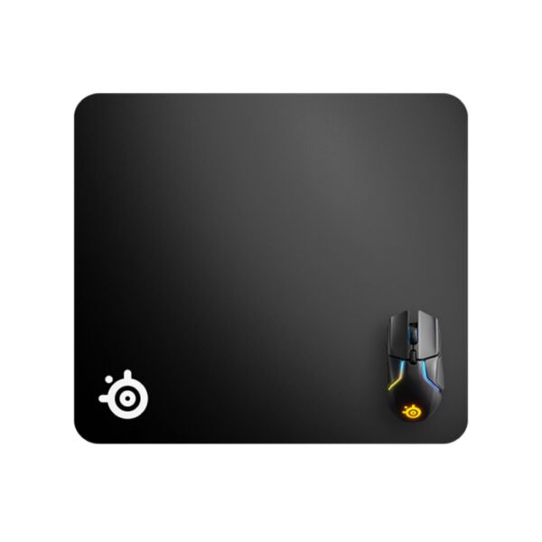 Steelseries QcK Edge Cloth Large (450x400x2mm) Mousepad with Stitched Edges For Extended Durability,Micro-Woven Cloth For Maximum Control,Durable and Washable Optimized For Gaming Sensors