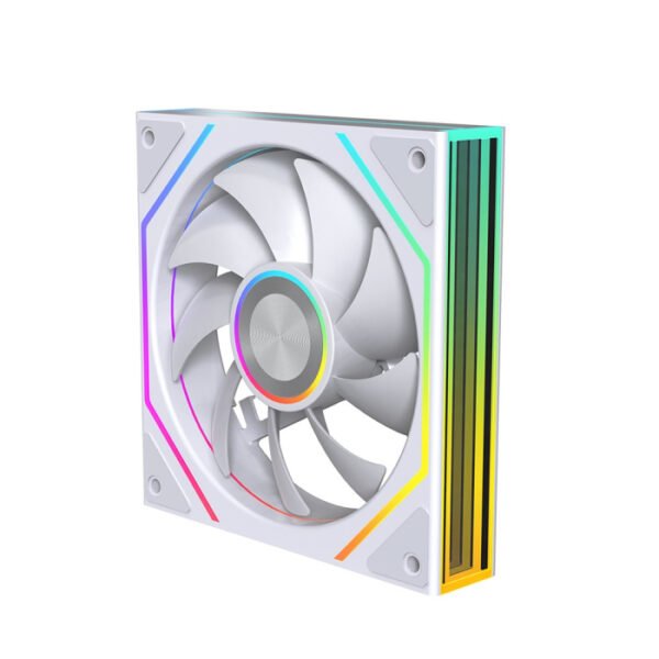 Jungle Leopard Prism 4RS Ultra 120X25mm 5V 3Pin ARGB Case Single Fan - White