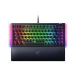 Razer BlackWidow V4 75% Mechanical Gaming Keyboard: Hot-Swappable Design, Compact & Durable, Orange Tactile Switches, Chroma RGB, MF Roller & Media Keys, Comfortable Wrist Rest - Black
