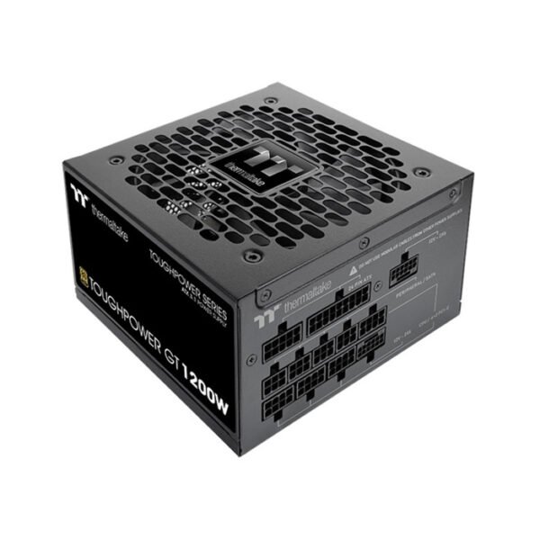 Thermaltake Toughpower GT 1200W Fully Modular Power Supply, 80 PLUS Gold PCIe Gen 5.1, ATX 3.1 Ready, Black | PS-TPT-1200FNFAGK-3