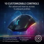 Razer Cobra Pro HyperSpeed Wireless/Bluetooth/Wired 30K DPI Gaming Mouse, 10 Customizable Control Focus Gen-3 Switches, Up to 170 Hrs Bluetooth/100 Hrs on Hyperspeed Wireless - White - Image 2