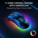 Razer Cobra Pro HyperSpeed Wireless/Bluetooth/Wired 30K DPI Gaming Mouse, 10 Customizable Control Focus Gen-3 Switches, Up to 170 Hrs Bluetooth/100 Hrs on Hyperspeed Wireless - Black - Image 2