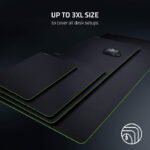 Razer Gigantus V2 Cloth Gaming Mouse Pad (Large): Thick, High-Density Foam, Non-Slip Base - Classic Black - Image 2