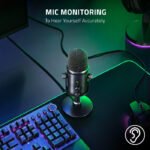 Razer Seiren V2 Pro Professional-Grade Gaming USB Microphone with High Pass Filter & Mic Windsock for Streamers - Image 2
