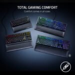 Razer Ergonomic Wrist Rest for Tenkeyless Keyboards: Plush Leatherette Memory Foam Cushion, Anti-Slip Rubber Feet - Black - Image 2