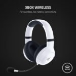 Razer Kaira X Wired Headset for Xbox Series X|S, Xbox One, PC, Mac & Mobile Devices: Triforce 50mm Drivers, HyperClear Cardioid Mic, Flowknit Memory Foam Ear Cushions, On Headset Controls - White - Image 2