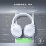 Razer Barracuda X Wireless/Bluetooth/Wired 7.1 Surround Sound Gaming Headset, Detachable Hyperclear Cardioid Mic,Upto 50 Hrs Battery Life For PC,PlayStation,Switch & Mobile Devices - Mercury White - Image 2