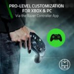 Razer Wolverine V3 Pro Wireless Esports Controller Mecha-Tactile Action Buttons & 8-Way Floating D-Pad For Xbox Series X|S & PC - White - Image 2