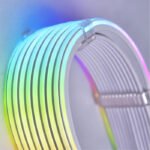 LIAN LI Strimer Plus V2 168-8 Addressable RGB 3x8 Pin 335MM (8 x Light Guide) VGA Power Extension Cable - Image 2