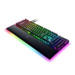 Razer BlackWidow V4 Pro Wired Mechanical Gaming Keyboard: Green Mechanical Switches Tactile & Clicky, Doubleshot ABS Keycaps, Command Dial, Programmable Macros - Chroma RGB - Black - Image 3