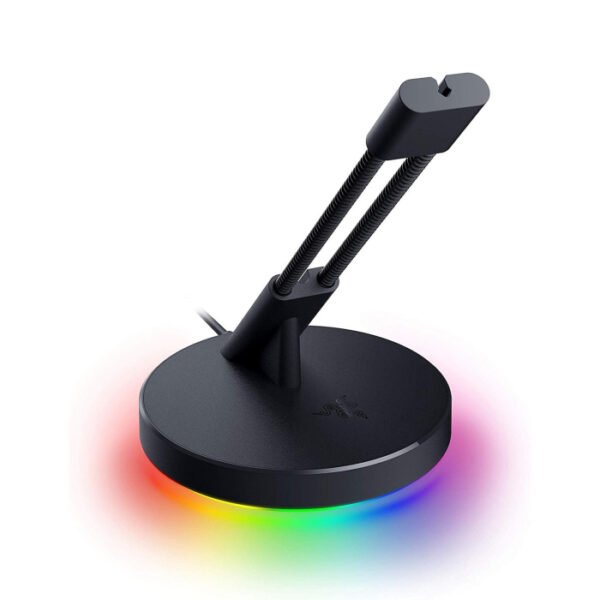 Razer Gaming Mouse Bungee V3 Chroma: Drag-Free Wired Mouse Support, for Esports-Level Performance, Weighted Base, Anti-Slip Feet - Classic Black