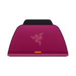 Razer Quick Charging Stand For PlayStation 5 DualSense Wireless Controller - Cosmic Red - Image 3