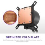 NZXT Kraken Plus 360 RGB 360mm Liquid Cooler With 1.54" LCD Display - Black - Image 2