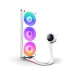 NZXT Kraken Plus 360mm Liquid Cooler With 1.54" LCD Display - White - Image 3