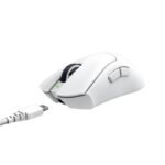 Razer DeathAdder V3 Pro Ultra-Lightweight Wireless/Wired Ergonomic Esports Mouse Up to 90 Hours Battery Life White - Image 3