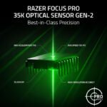 Razer Basilisk V3 Pro 35K Phantom White - Customisable Wireless Ergonomic RGB Gaming Mouse - 35K DPI Optical Sensor - 4-Way Scroll Wheel - HyperSpeed & Bluetooth - PC/Mac | RZ01-05240400-R3G1 - Image 3