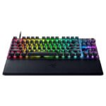 Razer Huntsman V3 Pro TKL Gaming Keyboard: Analog Optical Switches, Rapid Trigger & Adjustable Actuation, Media Keys & Dial, Doubleshot PBT Keycaps - Wrist Rest - Black - Image 3