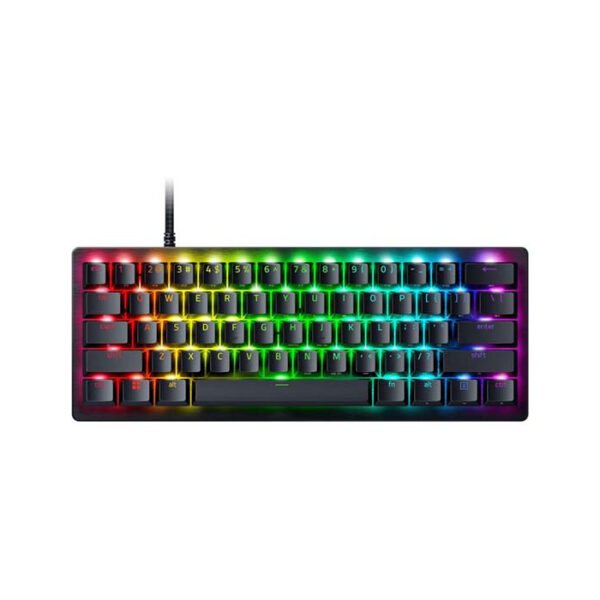 Razer Huntsman V3 Pro Mini 60% Gaming Keyboard: Analog Optical Switches, Rapid Trigger & Adjustable Actuation, Onboard Adjustments, Dual-Purpose Mod Keys - Black