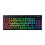 Razer BlackWidow V4 Low-Profile HyperSpeed Wireless/ Bluetooth/Wired Chroma RGB Gaming Keyboard,Linear Yellow Switches,Up to 980 Hrs Battery Life, Black | RZ03-05271500-R3M1