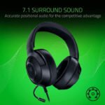 Razer Kraken X Lite Essential Wired Gaming Headset 7.1 Surround Sound Bendable Cardioid Microphone For PC, Xbox, PS4, Nintendo Switch - Image 3