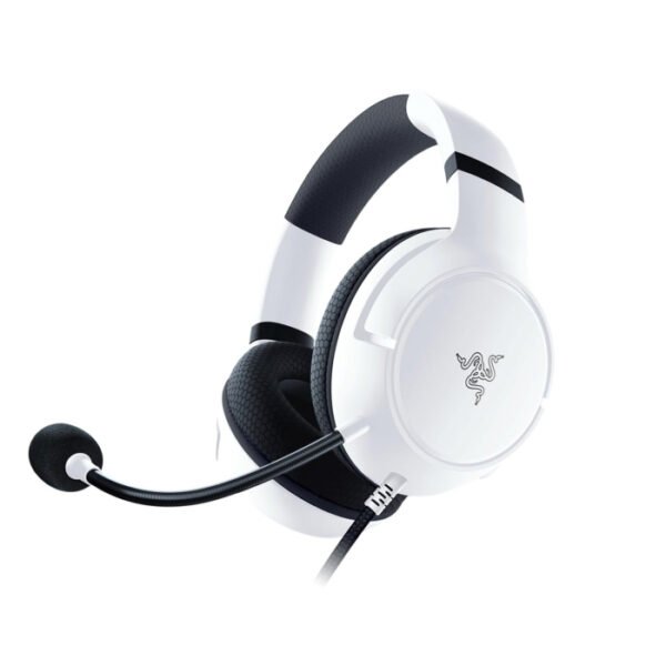 Razer Kaira X Wired Headset for Xbox Series X|S, Xbox One, PC, Mac & Mobile Devices: Triforce 50mm Drivers, HyperClear Cardioid Mic, Flowknit Memory Foam Ear Cushions, On Headset Controls - White