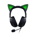 Razer Kraken Kitty V2 USB Wired RGB Gaming Headset: Chroma Kitty Ears, Stream Reactive Lighting, HyperClear Cardioid Mic, 7.1 Surround Sound For PC, PS4, PS5 - Black - Image 3