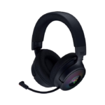 Razer Kraken V4 Wireless/Bluetooth/USB Gaming Headset Wideband Mic, Quick Volume Adjust - 9 Zone RGB Lighting - for PC, Mac, PS5, Nintendo Switch, Steam Deck, Smartphone - Black - Image 2