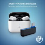 Razer Hammerhead HyperSpeed Wireless/Bluetooth Multi-Platform Gaming Earbuds For PC,PS5,Xbox One/S,Switch & Mobile Devices - Image 3