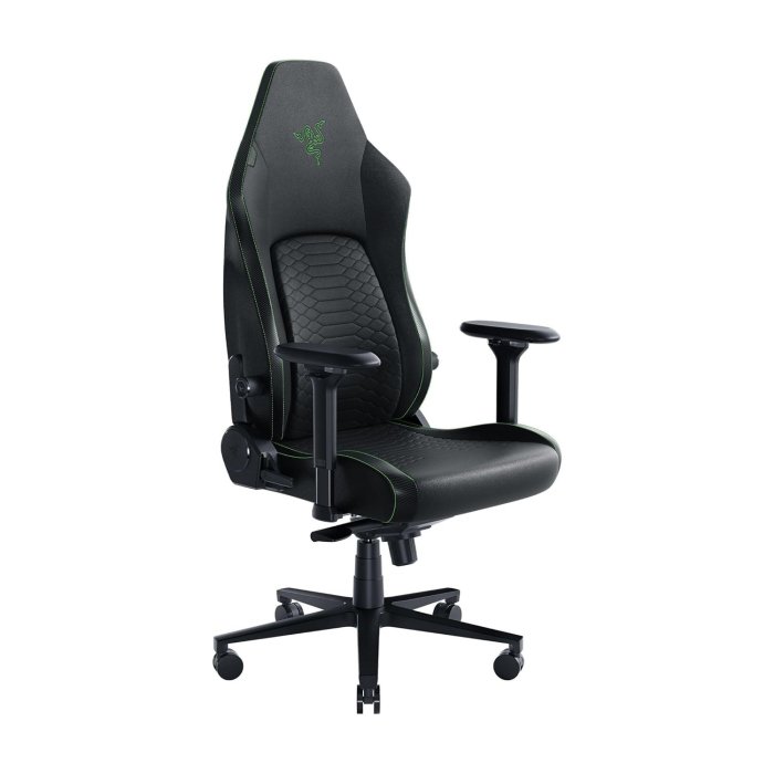 rz38-04900100-r3g1_0005_layer_2 Razer Iskur V2 Gaming Chair with Adaptive Lumbar Support, Fully Adjustable lumbar Curve High Density Foam Cushions 4D Armrests - Black / Green - Image 1