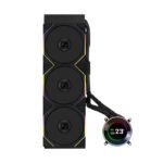 Lian Li Hydro-Shift II LCD-C 360TL Liquid CPU Cooler with TL Wireless Fans, 2.1" IPS LCD Screen - Black
