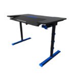 Sades Alpha gaming Table, Adjustable Table Height, Equipped With USB Hub, Headset Hook, Metallic Panel, Cable Management Clips - Image 3
